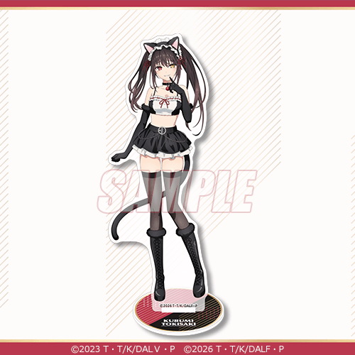 아크릴 스탠드 피규어 토키사키 쿠루미 BLACK CAT