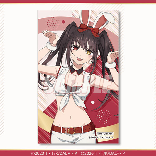 미니브로마이드 토키사키 쿠루미 WHITE BUNNY