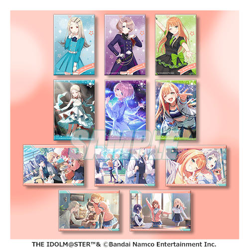 D상 사각 캔뱃지 풀세트