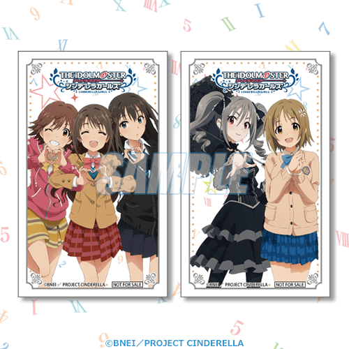 미니브로마이드 시마무라 우즈키&시부야 린&혼다 미오 / 칸자키 란코&미무라 카나코