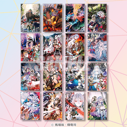 D상 사각 캔뱃지 풀세트