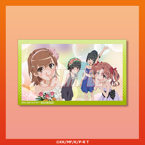 미니브로마이드 미사카 미코토＆시라이 쿠로코＆우이하루 카자리＆사텐 루이코 B