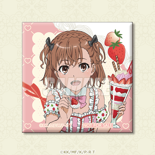 사각 캔뱃지 딸기 파르페 드레스 Ver.