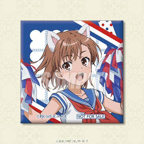 사각 캔뱃지 동물귀 치어걸 Ver.