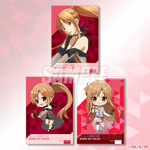 브로마이드 아스나 Ver.Black / 아스나 Ver.Black 미니캐릭1 / 아스나 Ver.White 미니캐릭1