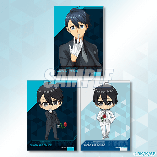 브로마이드 키리토 Ver.Black / 키리토 Ver.Black 미니캐릭1 / 키리토 Ver.White 미니캐릭1