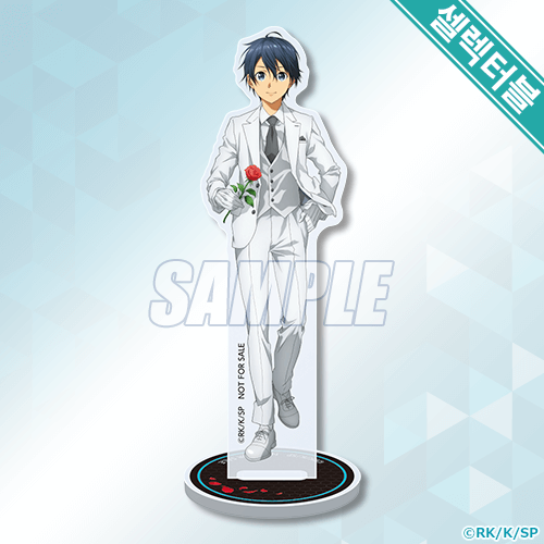 셀렉터블! 미니 아크릴 피규어 키리토 Ver.White