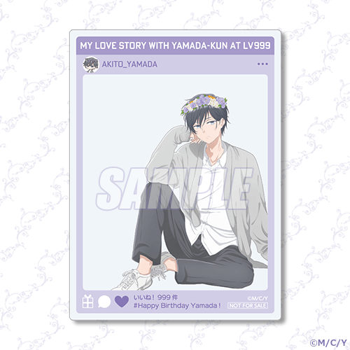 SNS 느낌 아크릴 카드 화관